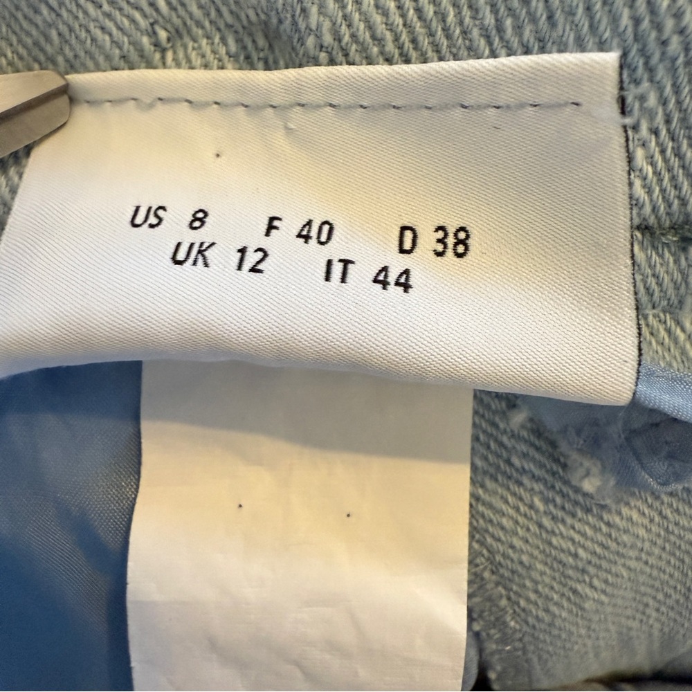 Akris Punto Chieko High-Rise Wide Leg Denim Jeans Women’s Size 8 - Picture 9 of 16